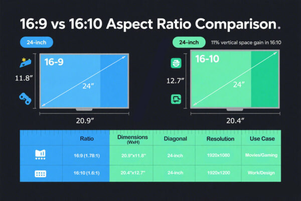 16:9 Vs 16:10 Aspect Ratio: Which Is Right For You? - BJYP